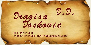 Dragiša Dosković vizit kartica